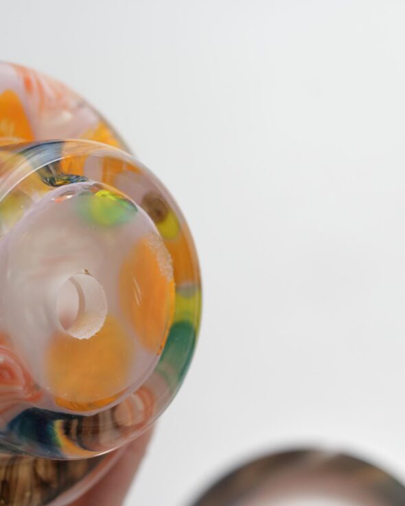 ガラスポット＋ミニ胡蝶蘭のセットで贈る、幸せを呼ぶギフト