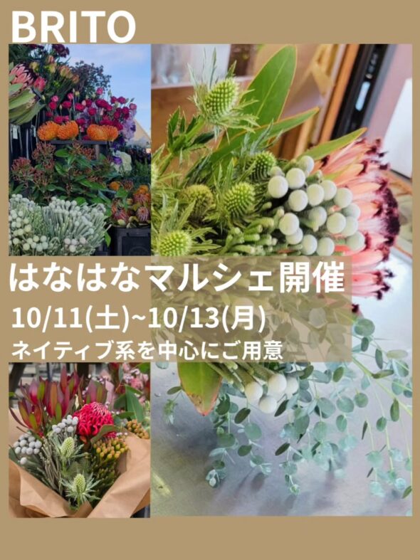 秋冬を彩る はなはなマルシェ開催！