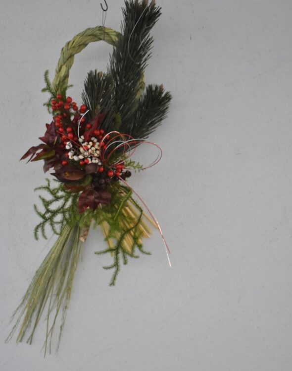 手しごとのしめ飾りとともに迎えるお正月